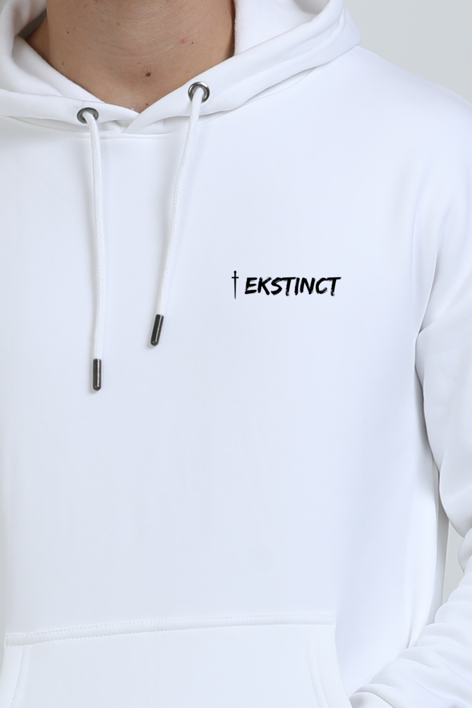 Road To Future White Oversized Hoodie