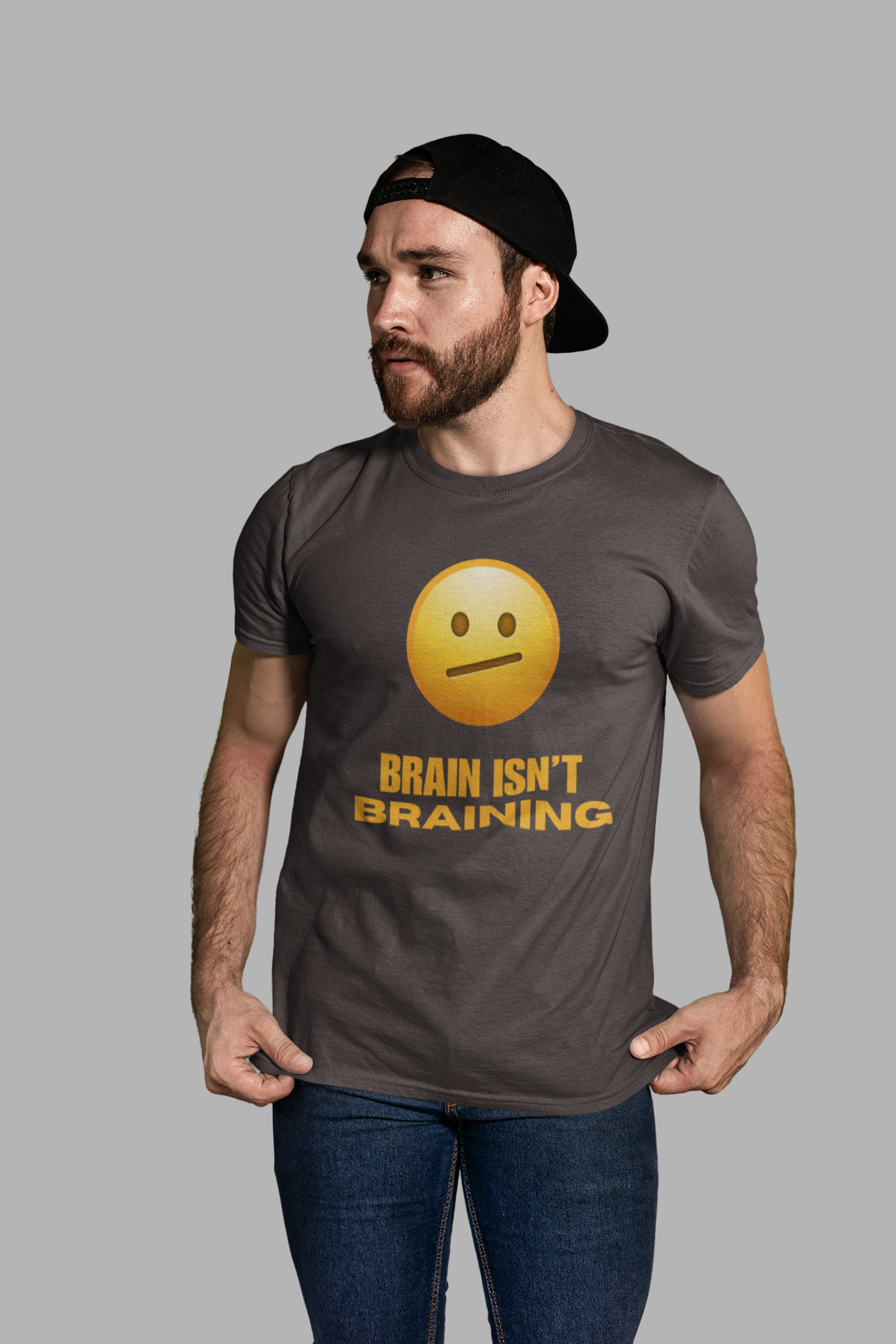 Brain Isnt Braining Men's Tshirt