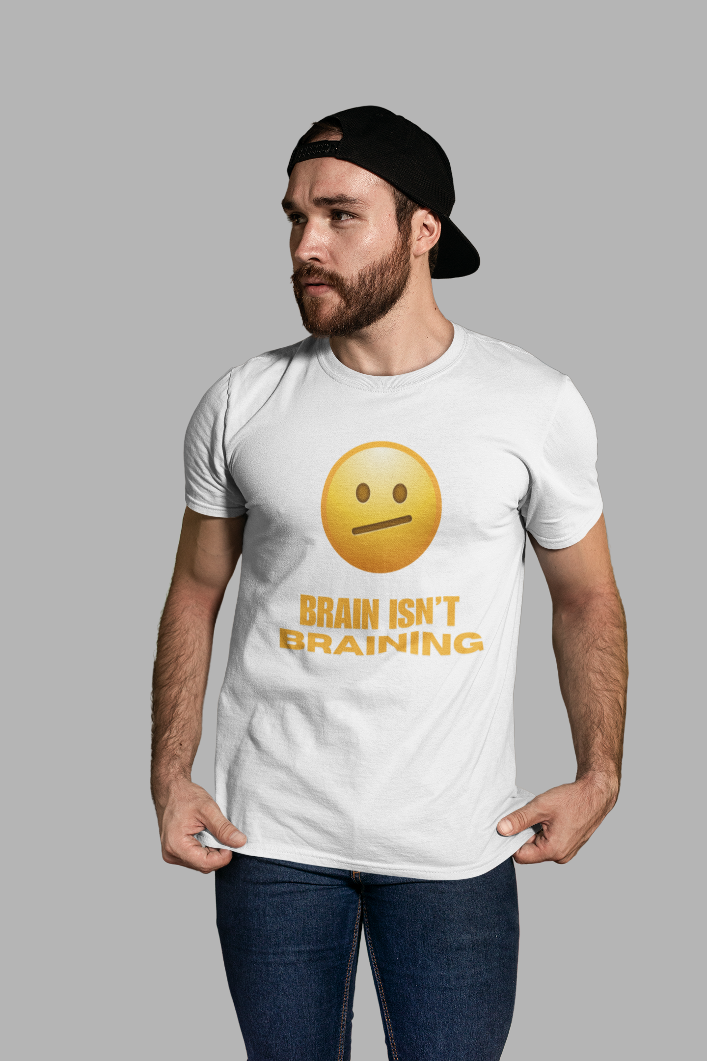 Brain Isnt Braining Men's Tshirt